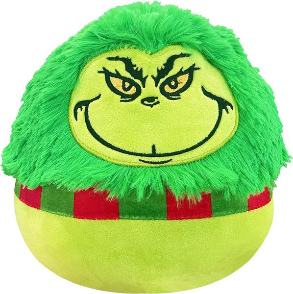 Weihnachtsdekorationen Grinch Stofftiere Grünes Monstertier Plüsch Grinch Weiche Weihnachtsgeburtstagsfeiergeschenke für Jungen Mädchen Kinder 1102