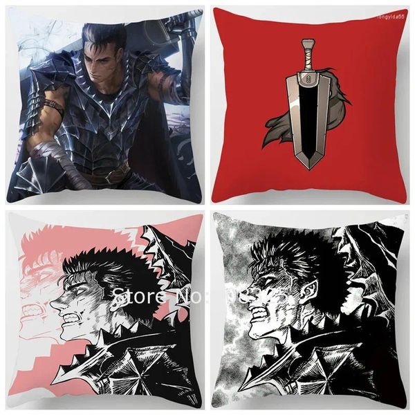 Kissenbezug ZENGIA Berserk Guts Cover Home Decor Manga Swordsman Gatsu Sacrifice Zodd Anime Kissen Wurfkissen