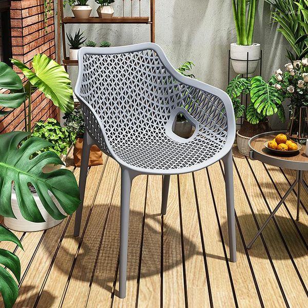 Mobili da campeggio Sedia da esterno moderna in plastica da giardino Impermeabile Rilassante Campeggio Turistico Salotto leggero Sedie Kamp Sandalyesi