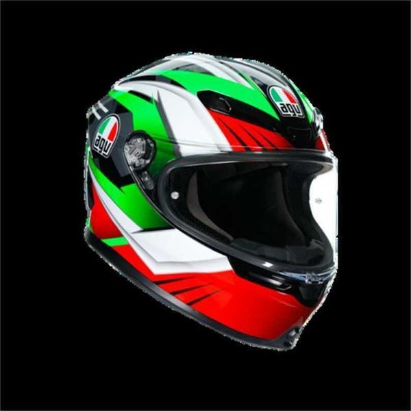 Полные шлемы AGV, мужские и женские мотоциклетные шлемы AGV K6 Excite Italy, спортивный туристический городской шлем WN-11J2