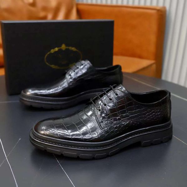 Modische Herren-Oxford-Freizeitschuhe, Slipper, Saffiano-Flats, Löwenzahn, Italien, zartes elastisches Band, Fischschuppen-Leder, Designer, beliebte Loafer-Walk-Sneaker, Box EU 38–45