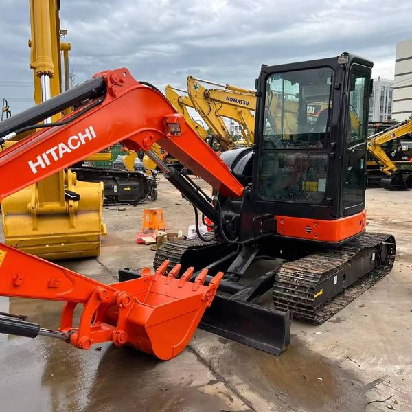 Gebrauchter Hitachi ZX55USR Minibagger zum günstigen Preis, verfügbarer ZX55USR ZX60 ZX30U Bagger, weltweiter Direktversand