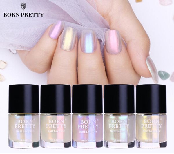 6 ml Matt Nagellack Pure Color Nail Art Lack Lila Grau 6 Farben Polnisch Maniküre Nail Art Lack Muschel Glitzer Nagellack 9 ml T3294681