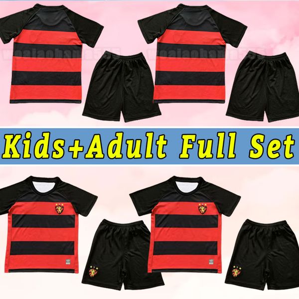 Männer Kinder 2023 24 Sport Recife Herren SABINO Fußballtrikots 22 23 LUCIANO EWERTHON RAY VANEGAS JADERSON EZEQUIEL WATSON DENNER E. FELIPE Home Away Footall Shirts