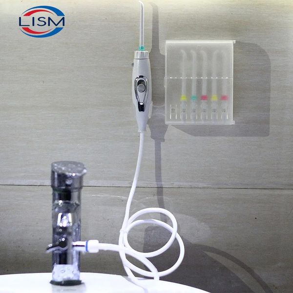 Outra torneira de higiene oral Irrigador oral jato de água para limpeza de dentes de palito Flosser Irrigador dental implementa limpador de dentes de fio dental 231101