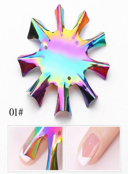 Cortador de gel acrílico colorido para pintura de unhas, faça você mesmo, arte de unha francesa, aparador de borda de alta qualidade 5932709