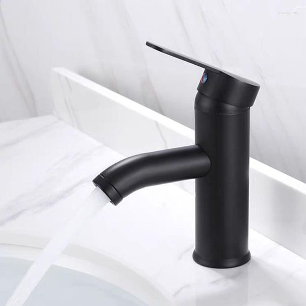 Rubinetti per lavabo da bagno Rubinetto per lavabo monocomando di alta qualità Rubinetto per miscelatore / miscelatore per acqua nera Accessori per rubinetti da cucina