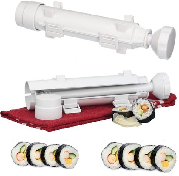 Strumenti per sushi Quick Maker Rullo fai-da-te Stampo per riso Carne Dispositivo per arrotolare verdure Macchina per fare Bento Accessori per la cucina Gadget 230331