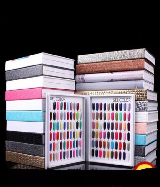 Professionelles Modell 216 Farben Nagelgelpoliermittel Farbdisplay-Kartenbuch Spezielles Kartendiagramm Nagelkunstwerkzeuge mit 226 falschen Nägeln9659937
