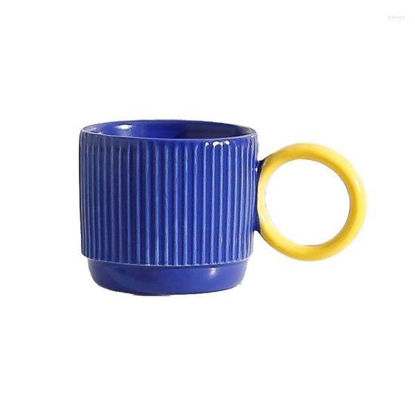 Tazze Tazza classica con glassa colorata Tazza in ceramica originale Tazze carine e diverse di bicchieri da caffè per viaggi regalo di coppia di tè