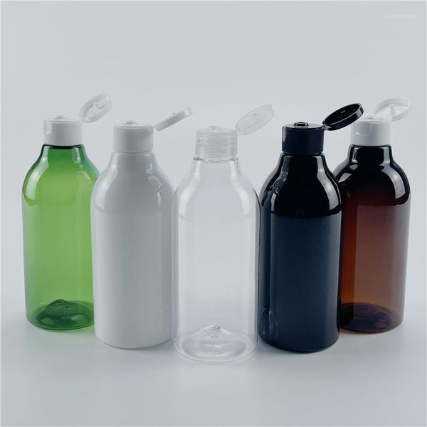 Aufbewahrungsflaschen 300 ml x 20 leere Plastikflasche mit Flip-Top-Kappe PET-Lotion-Reisebehälter für Shampoo, Flüssigseife, Kosmetiköl