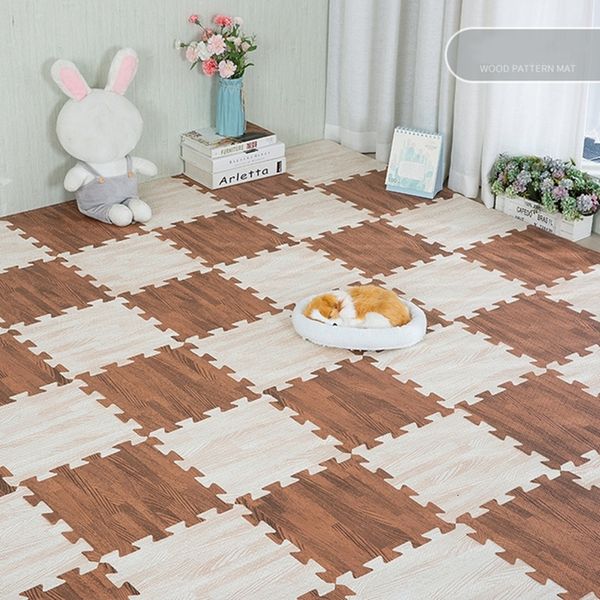 Tappetini da gioco 16/18/24PCS 30 * 30 * 1cm Baby EVA Foam Puzzle Tappetino da gioco Tappeti per bambini Giocattoli Tappetino da gioco Tappeto per bambini Baby Esercizio Piastrelle per pavimenti Pad 230403