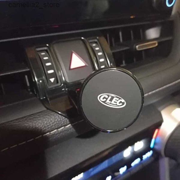 Supporto per auto Supporto magnetico per cellulare per auto Presa d'aria Staffa di montaggio Supporto per GPS Supporto per clip per telefono per Toyota RAV4 2019 2020 2021 accessori Q231104