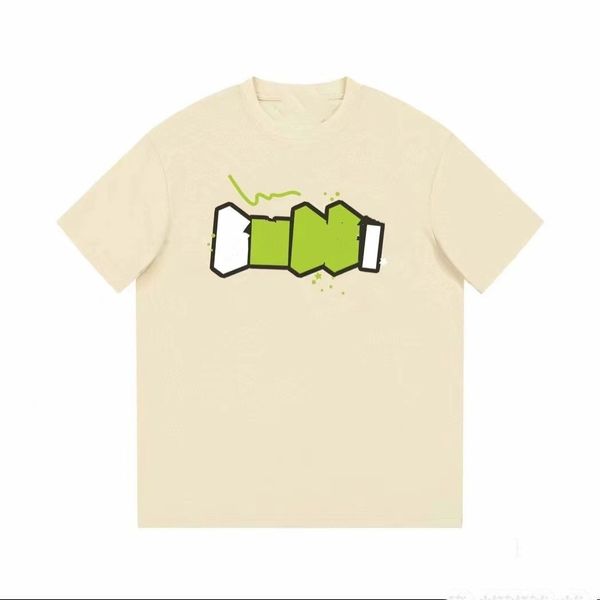 2023ss Burbrery Мужская футболка Дизайнерская для мужчин Женские рубашки Модная футболка с буквами Повседневная летняя футболка с коротким рукавом Мужская футболка Женская одежда Азиатский размер S-5XL