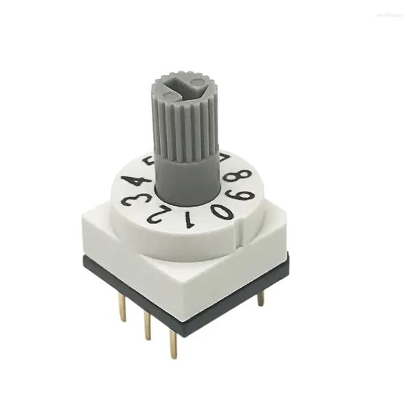 Interruttore qualità DIP codificato rotativo 10 pin diritti 3-3 gambo di torsione 7 mm IP67 impermeabile certificato ROHS veloce