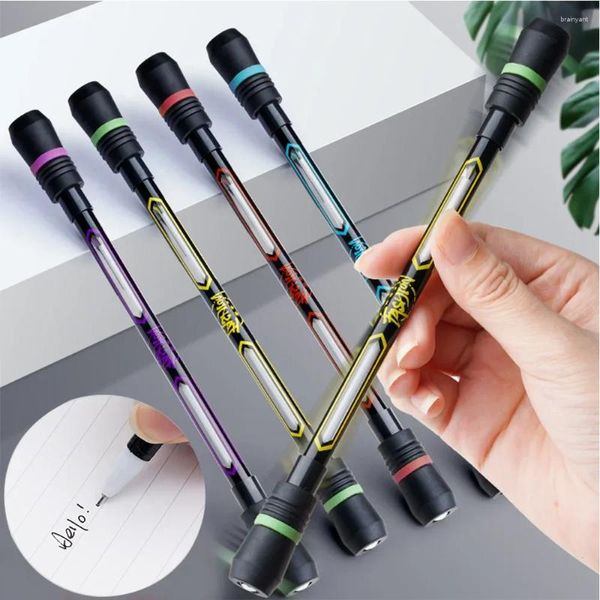 1Pcs Kreative Spinning Pen Antianxiety Spinner Spielzeug Für Erwachsene Kinder Rhtating Gel Stifte Student Writting Liefert Schule Stationäre