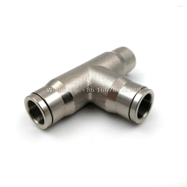 Bewässerungsgeräte 9,52 mm/6,35 mm/12,7 mm Inline-Armaturen Nylonrohr T-Stück PE-Schlauchzubehör für Nebelmaschine