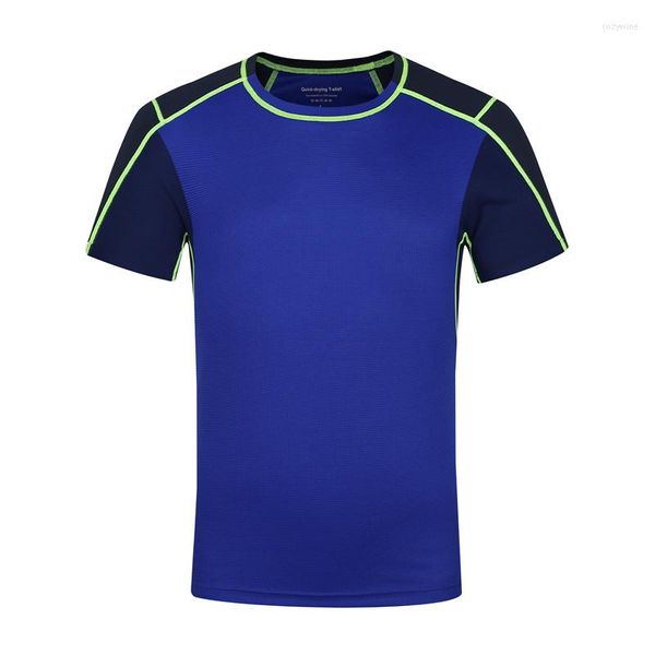 Camisetas masculinas Mulheres Mulheres camisa rápida seca manga curta Treina de camiseta respirável Fitness Fitness Casual Summer Tops Tops K158