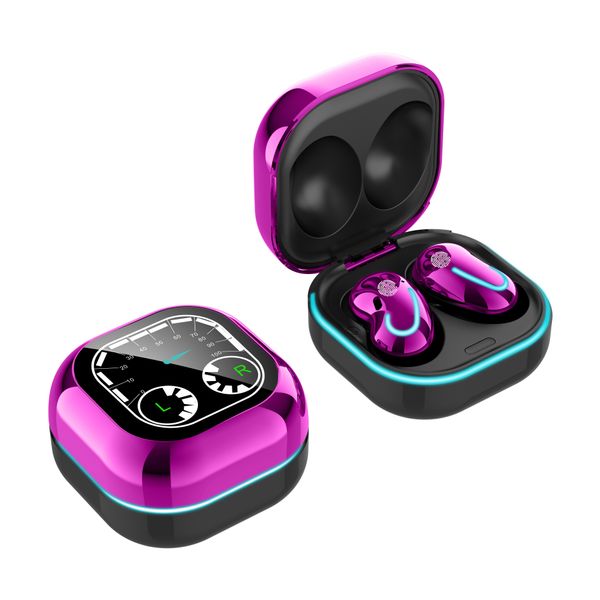 S6 SE TWS Auricolari Bluetooth 5.1 Cuffie wireless Auricolari da gioco Cuffie intrauricolari sportive impermeabili con display a LED in scatola al dettaglio