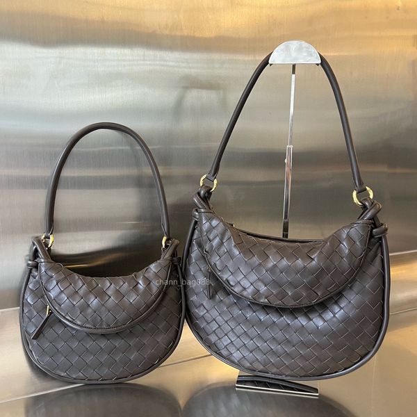 10A Реплика высшего уровня, дизайнерская сумка через плечо Gemelli, 36 см, роскошные женские сумки из натуральной кожи, модная сумка Harf Moon Intrecciato, женская сумка с композитной цепочкой
