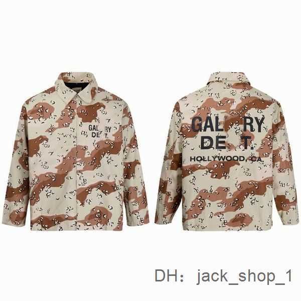 Gallerie Giacca Designer Uomo Donna Dept Giacca di jeans Casual Autunno Camouflage Coach Cappotto Moda High Street Lettere Stampe Stilista Capispalla Abbigliamento TRMK