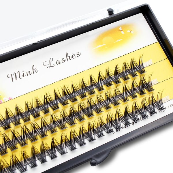 Makeup Tools Super Thick Phoenix Tail Cluster Wimpernverlängerung 20D30D Silk Individual Natural 60 Bunches Mink Lashes Soft Cilos 3D Volume 230403