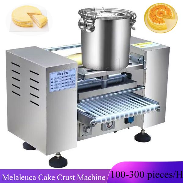 220V 110V Automatico Migliaia di Strati Crepe Torta di Compleanno Che Fa Macchina Macchina per la Pelle del Pancake ad Alta Efficienza