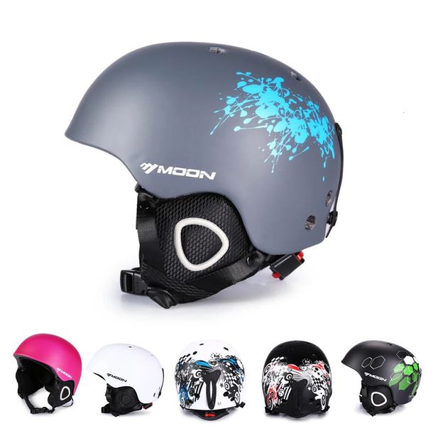 Capacetes de esqui Capacete de esqui leve final tamanho M/L Capacete de snowboard para homens e mulheres com protetores de ouvido removíveis para regular a temperatura do corpo 231102