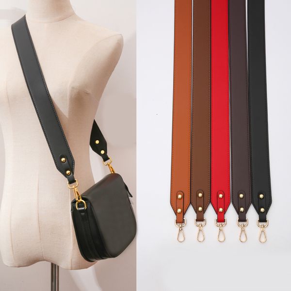 Taschenteile Zubehör PU-Leder Taschengurt Frauen Schulter Umhängetasche Gürtel Verstellbarer breiter Riemen Taschenteil Zubehör Damen Messenger Bag Strap 230403