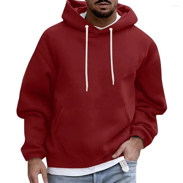 Männer Hoodies Vintage Candy Farbe Hoodie Mode Streetwear Übergroßen Langarm Pullover Pullover Männer Herbst Casual Tops Y2k Kleidung