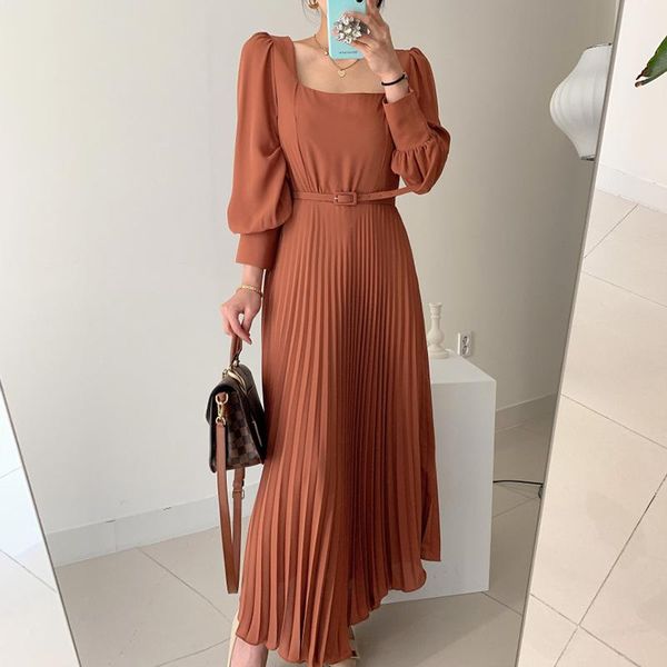 Casual Kleider Großhandel 2023 Frühling Sommer Herbst Frau Dame Fashion Sexy Women Dress Female Plus Size Ruched Py1730