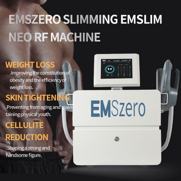 EMSzero DLSEMSLIM Abnehmen Muskeln Stimulieren Fett Entfernung Körper Abnehmen Muskelaufbau Maschine Fat Burner Maschine NEO Mit RF