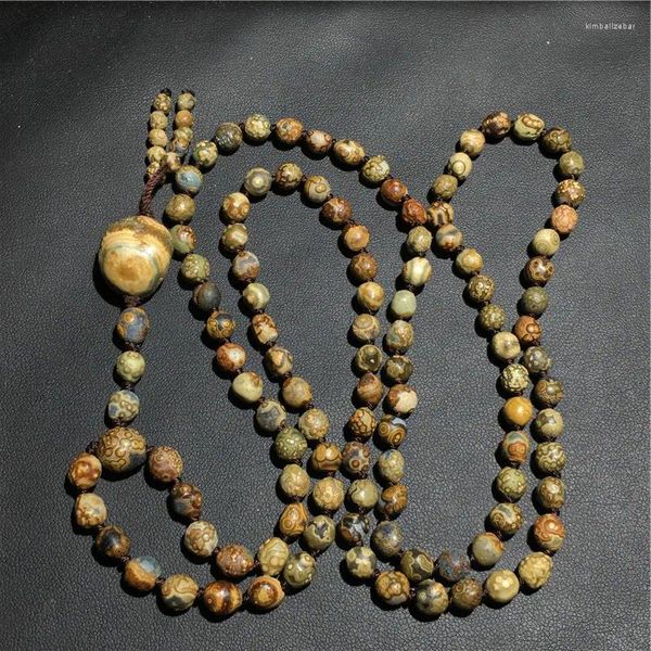 Ожерелья с подвесками, натуральный монгольский Alxa Zhuozishan, агатовый глазный камень, оригинальные ювелирные изделия, браслет, ожерелье для женщин, милые украшения