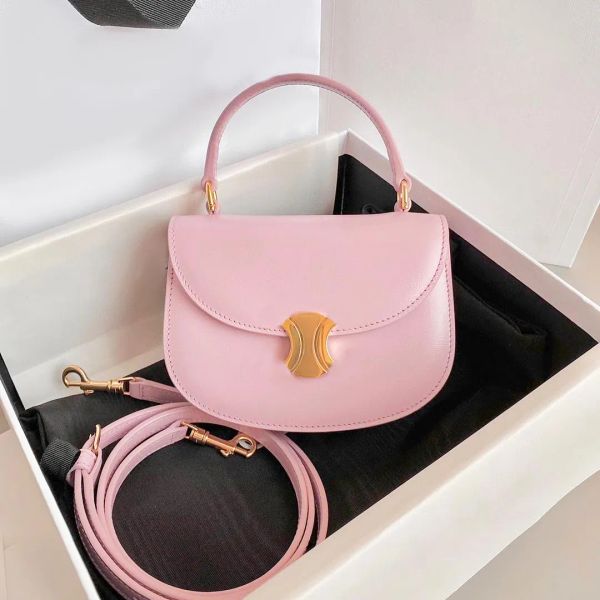 Mini Lady Luxury sella celiniy pochette calda mezza luna Borsa da uomo Designer besace triomphe borsa a tracolla borsa a mano Anche spalla da donna estate telefono nero Borse a tracolla