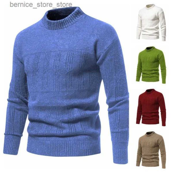 Herrenpullover 5 Styles 2023 Herbst und Winter Neue Herrenpullover Warme und hautfreundliche elastische Pullover Pullover Strickpullover Q231103