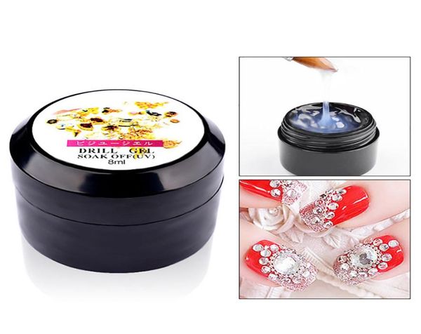 8ml Colla per unghie Gel Adesivo super adesivo Gel UV Colla per smalto per arte fai da te Strass Gemma Decorazione di gioielli Accessorio6260448