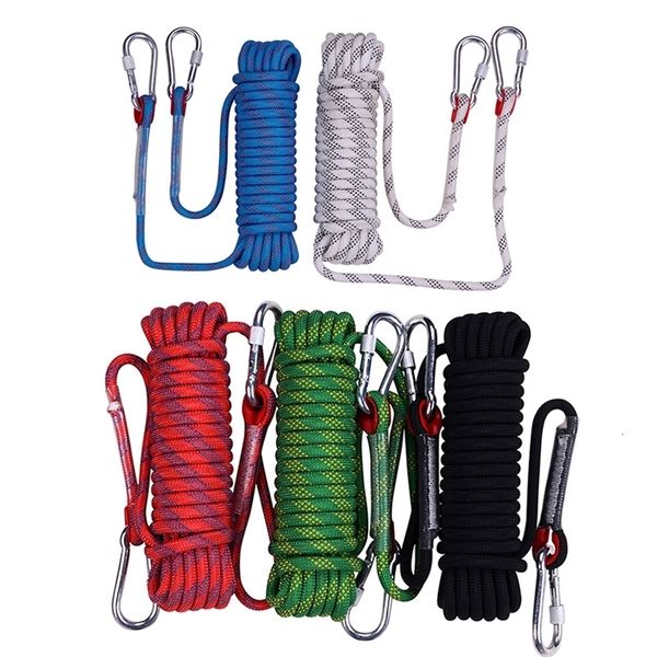 Corde da arrampicata 10 / 20M Corda professionale per arrampicata su roccia Trekking Accessori per escursionismo Corda galleggiante Diametro 12 mm Cavo ad alta resistenza Attrezzo da esterno 231102