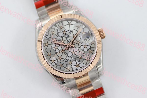 Designer novo relógio de luxo relógio automático totalmente em aço inoxidável relógio feminino luminoso núcleo sólido faixa de aço Wuzhu com temperamento nobre e elegante