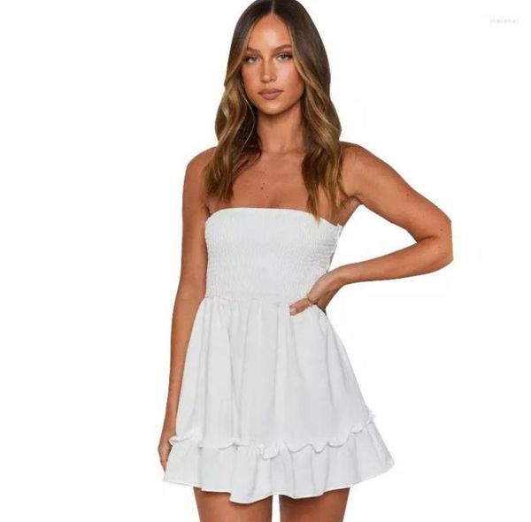 Vestidos casuais 2023 Mini festas pretas Mulheres elegantes