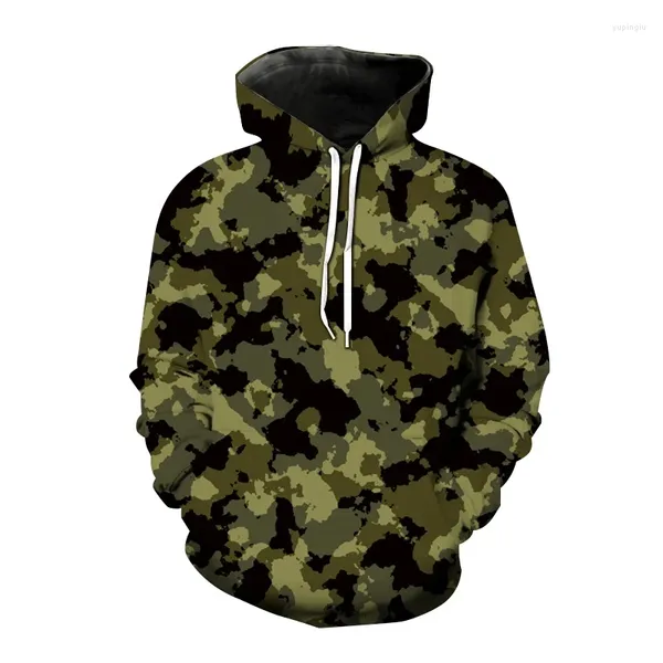 Felpe con cappuccio da uomo stile militare mimetico felpa con cappuccio con stampa 3D pullover uomo donna moda felpa con cappuccio Harajuku bambini streetwear cappotto