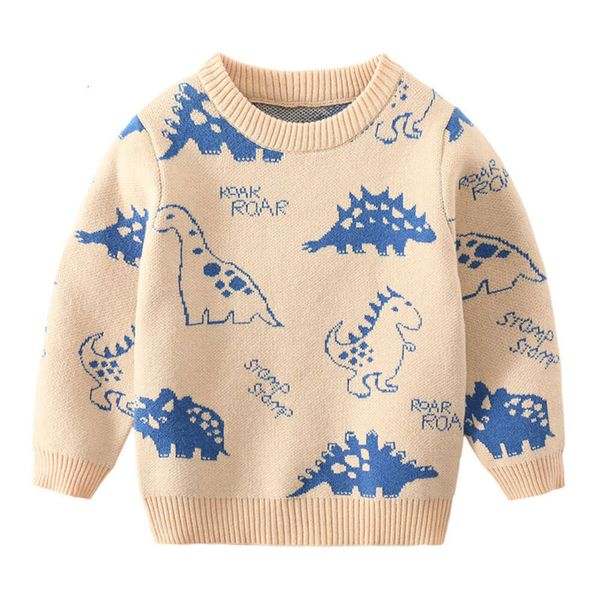 Kinder Rundhals Herbst Und Winter Kinder Kleidung Koreanische Version Jungen Ausländischen Cartoon Pullover Baby Warme Top 8521