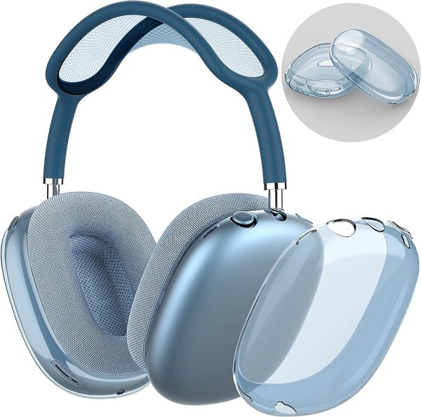 Para AirPods Air Pro 2 3 Acessórios para fones de ouvido de 2ª geração TPU Silicone Protective Headphones de plástico Air Max Caso de viagem de fone de ouvido