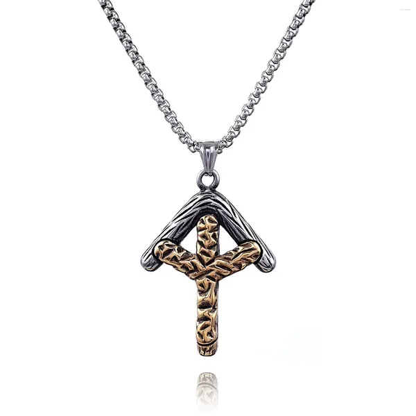 Anhänger Halsketten Trend Retro Mysteriöse Nordic Viking Rune Charme männer Halskette Mode Hip Hop Punk Schmuck Zubehör Rock Geschenk