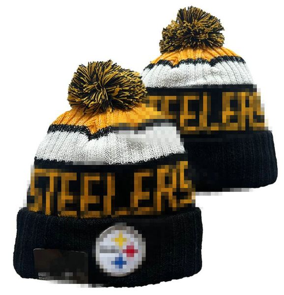 Pittsburgh Beanie Berretti SOX LA NY Squadra di baseball nordamericana Toppa laterale Winter Wool Sport Cappello lavorato a maglia Pom Skull Caps A22