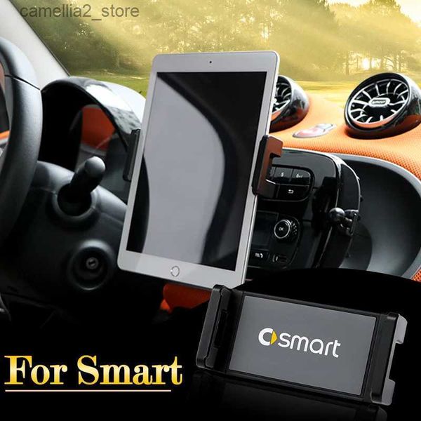 Suporte para carro Rádio para carro Suporte para celular Suporte de navegação Suporte para tablet 4,7-12 polegadas para Mercedes Smart 453 Fortwo Forfour Acessórios para carro Q231104