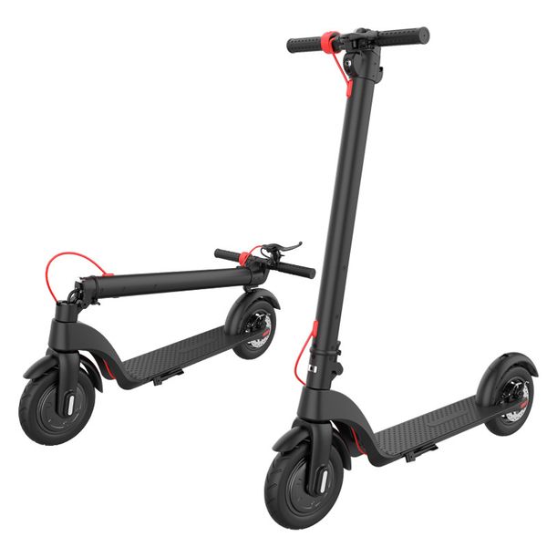 Scooter adulto 350W Motor 6.4ah Scooters elétricas de bateria de lítio poderosas