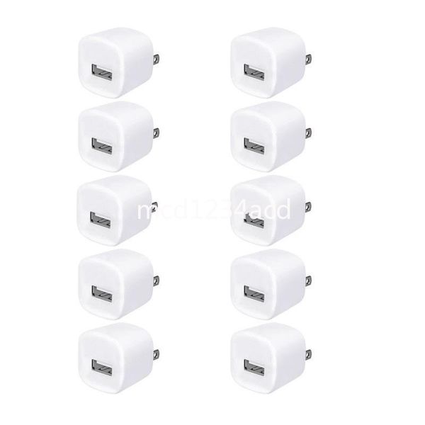 Universal 5V 1A US Wandladegerät USB-Stecker Telefonadapter Mini tragbare Netzteile für Samsung iPhone 5 6 7 8 x M1