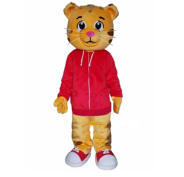 Daniel the Tiger Mascot Costume Fantast Traje Adult Hot Selling MASCOT Costume para festa de Halloween