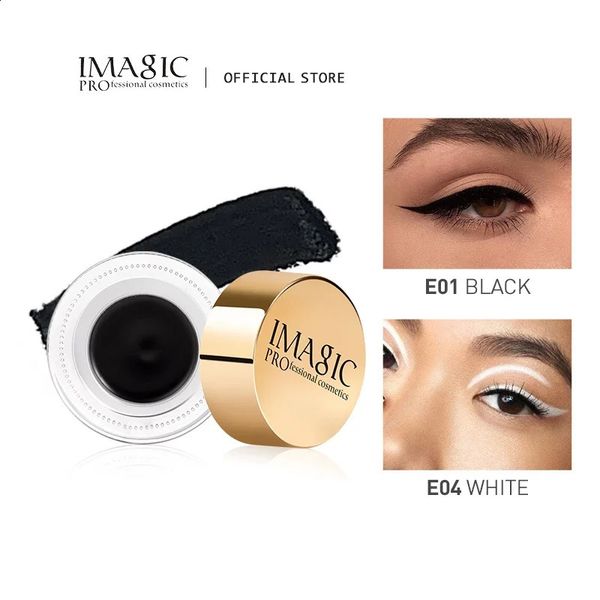 Combinazione di ombretti Liner IMAGIC Eyeliner Gel impermeabile Trucco Liner cosmetico con pennello Kit 24 ore di lunga durata 231102