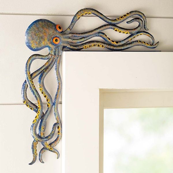 Objetos decorativos Figuras Estilo de tendência Decoração de elefante elefante Octopus Resina Ornamentos